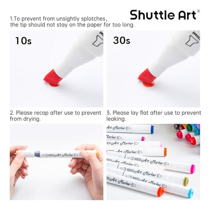 Alcohol Markers Brush tip (51 Count)