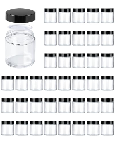 4 oz Glass Jars with Lids (40 Count)