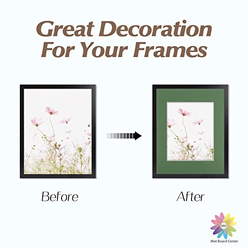 Mat Board Center 10 Pack 11x14 Photo Mats for 8x10 Picture (10 Count)