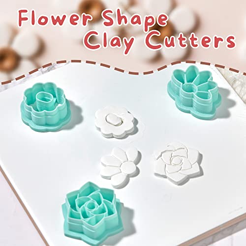 Flower Shape Polymer Clay Cutters Set