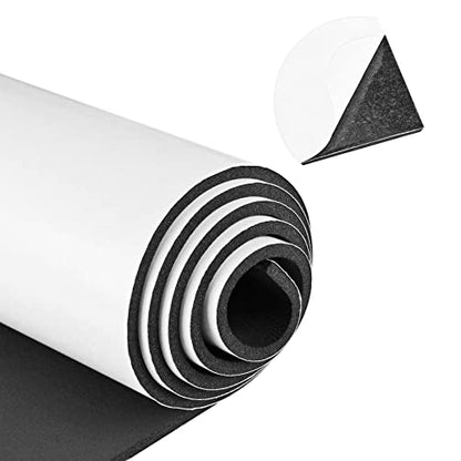 Neoprene Sponge Rubber Foam Sheets with Adhesive Backing
