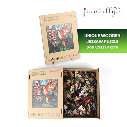 Wooden Puzzle for Adults Hummingbird 200 Piece Jigsaw Puzzle (200 Count)
