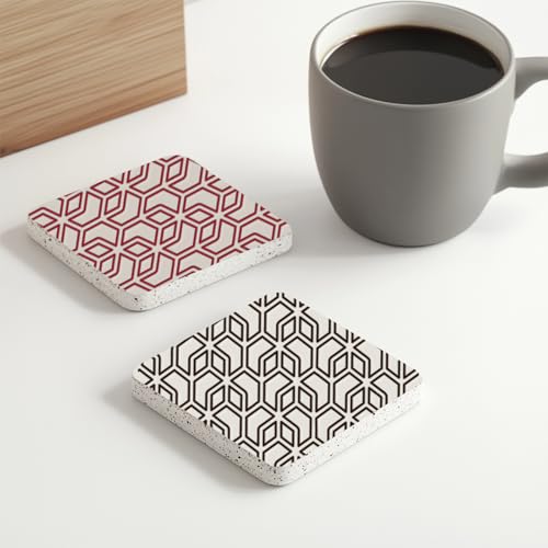 Geometry Polymer Clay Texture Sheets Line Art Silicone Texture Stamp Repeating Seamless Pattern Modeling Pattern Pad for Jewelry and Clay Earrings Tools