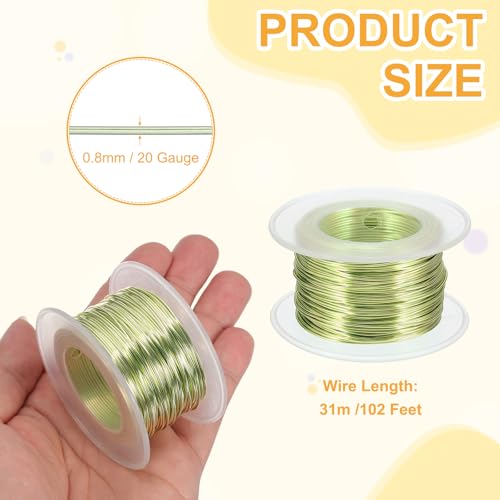 20 Gauge 0.8mm Anodized Aluminum Wire for Jewelry Craft Making