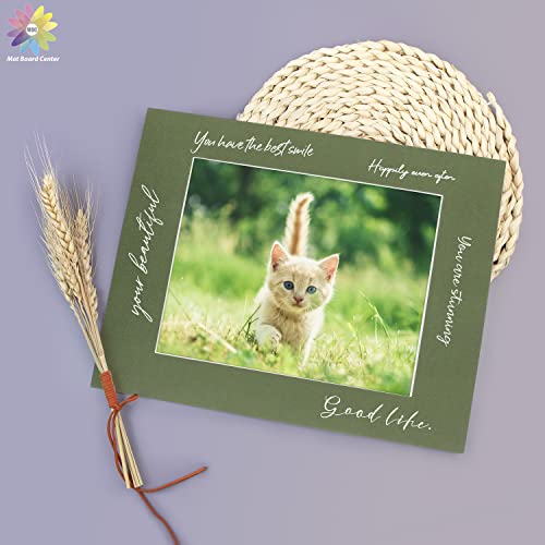Mat Board Center 10 Pack 11x14 Photo Mats for 8x10 Picture (10 Count)