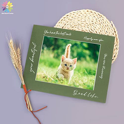 Mat Board Center 10 Pack 11x14 Photo Mats for 8x10 Picture (10 Count)