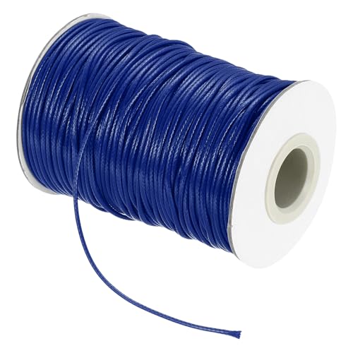 Waxed Cord 1.5mm Waxed Thread 87 Yard Wax String Leather Cord for Bracelet Making