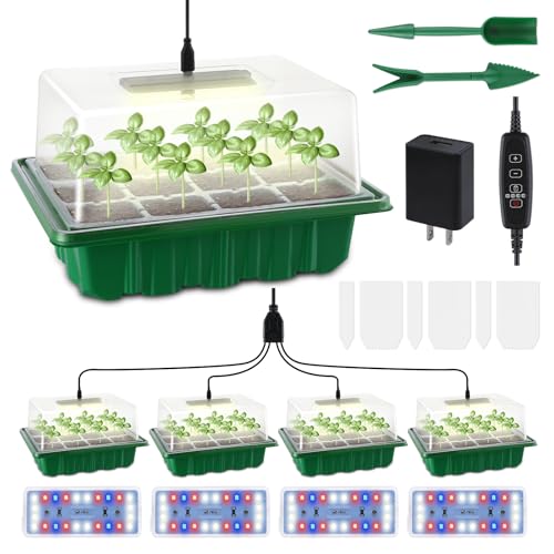 Seed Starter Tray Medium Size 4 Packs (4 Count)