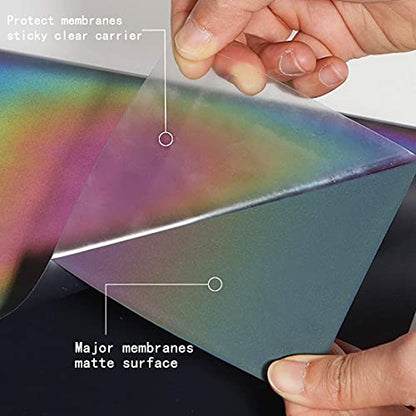 Reflective Rainbow HTV Rolls Heat Transfer Vinyl