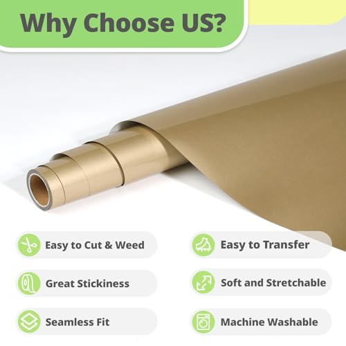 Champagne HTV Vinyl Roll
