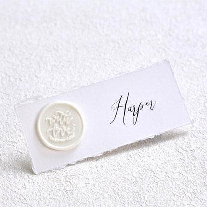 Pearl White Glue Gun Sealing Wax Sticks for Wax Seal Stamp (8 Count)