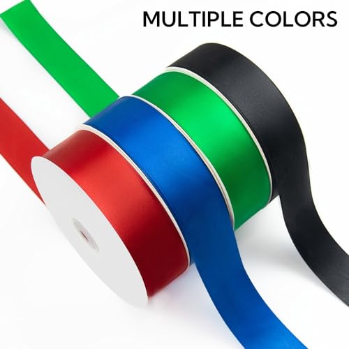 1-1/2 Inch 100 Yards Satin Ribbon Royal Blue, Solid Color Fabric Ribbon for Gift Wrapping, Wedding, Polyester Gift Ribbon for Birthday Party Decoration, Craft, Hair, Floral, Sewing (300 Foot)