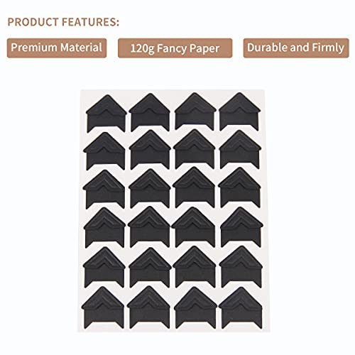 15 Sheets 360 Pcs Black Acid