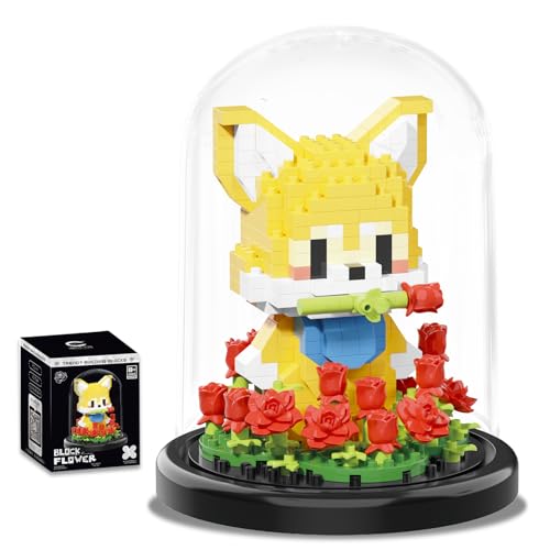 Artificial Flower Animal Toy Building Set for Adult