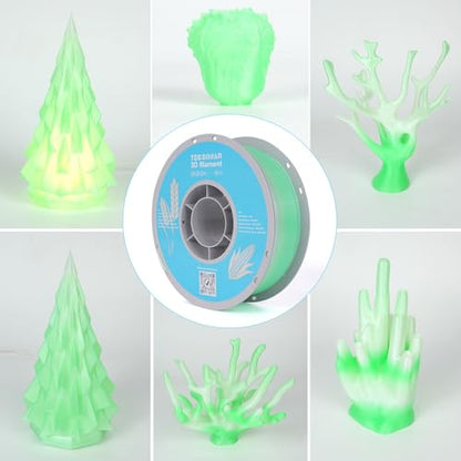 Crystal Rainbow PLA 3D Printer Filament Bundle (141.0958 Ounce)