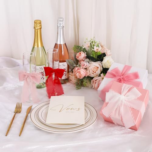 4 Rolls Silk Chiffon Ribbon 1 (4 Count)