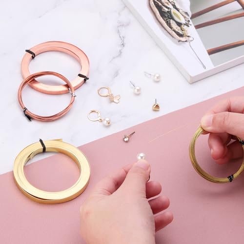 19.7ft Brass Square Wire 6mm Bendable Brass Beading Wire 30 Gauge