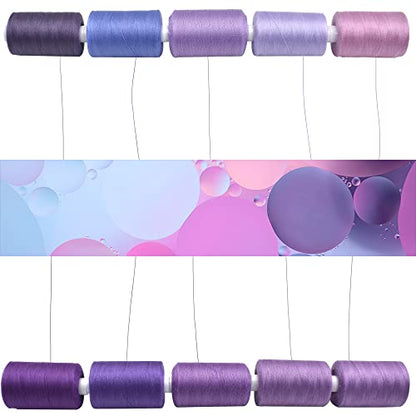 Sewing Thread 10 Color Sewing Industrial Purpose 1000 Yards Per Spool 40S