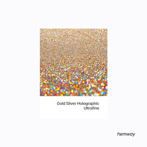 Resin Glitter Gold Silver Holographic 100g (100 Gram)