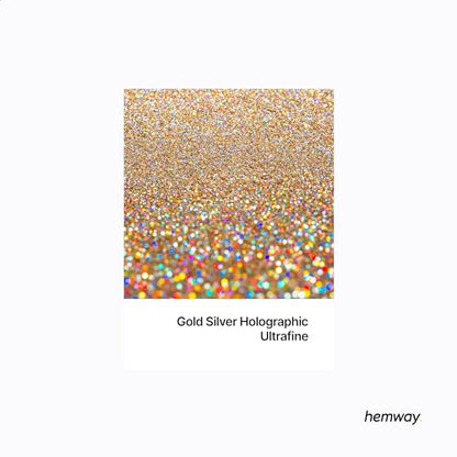 Resin Glitter Gold Silver Holographic 100g (100 Gram)