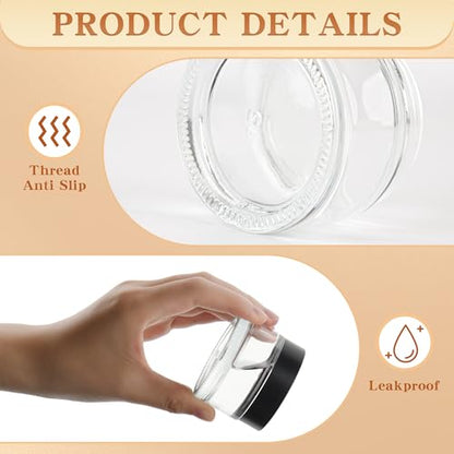 Glass Jars with Lids (24 Count)
