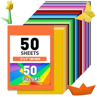 5" x 7" Colored Cardstock