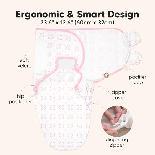 Newborn Swaddles with Zippers (3 Count)