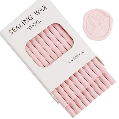 Pink Wax Seal Sticks (20 Count)