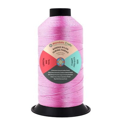 Size 207 630D T210 Pink Bonded Nylon Thread