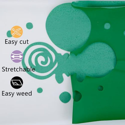 Heat Transfer Vinyl Green HTV Rolls