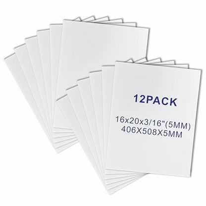 16x20‘’ White Foam Board (12 Count)