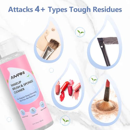 Makeup Brush & Sponge Cleaner Solution