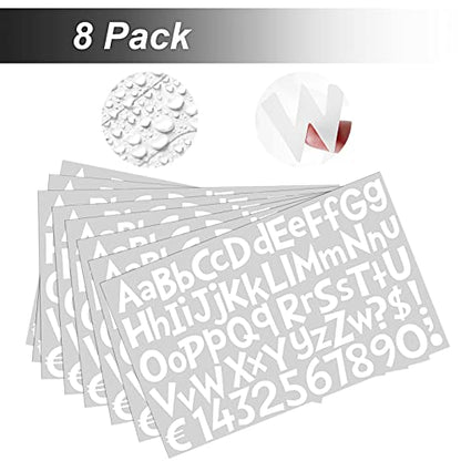 544 Pcs 16 Sheets Large Alphabet Stickers 2 Inch