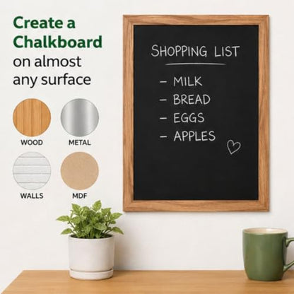 Quick Dry Blackboard Black Paint 2.5L (84.54 Fl Oz)