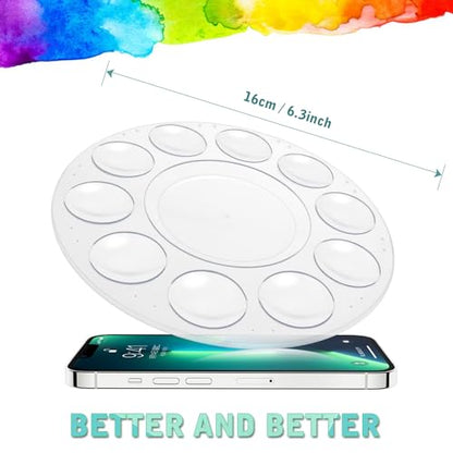 8Pcs Clear Paint Pallet