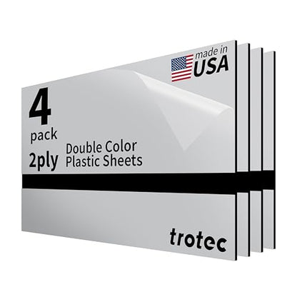 Metallic Looking Acrylic Sheet (4 Count)