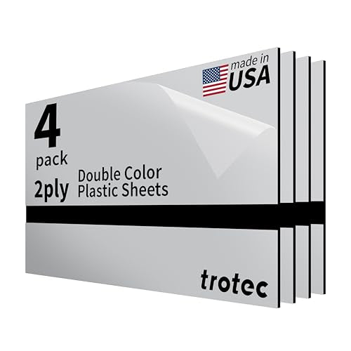 Metallic Looking Acrylic Sheet (4 Count)