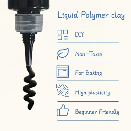 Liquid Polymer Clay Black 120ml