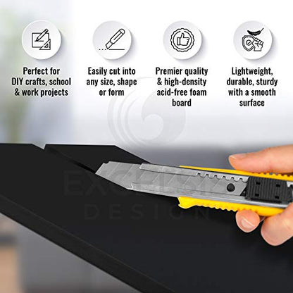 Black Foam Board 16 x 20 (15 Count)