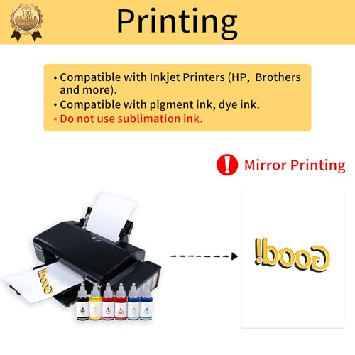 Heat Transfer Paper for Light T Shirts (18 Ounce)