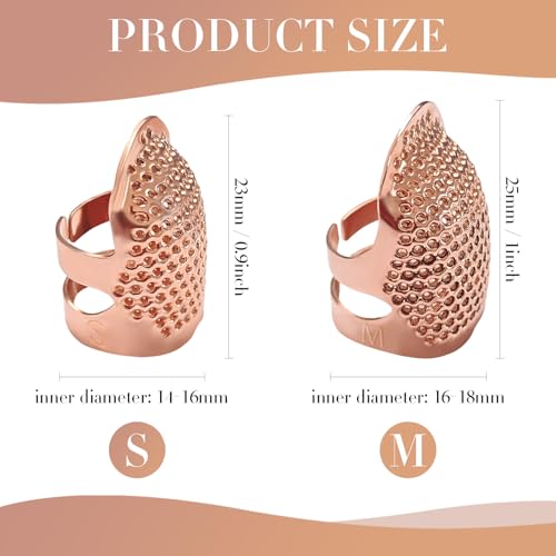 4Pcs Sewing Thimbles