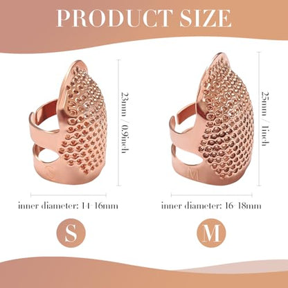 4Pcs Sewing Thimbles