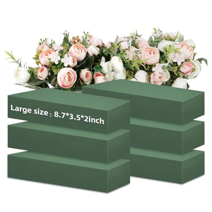 6 Pack Wet and Dry Floral Foam Blocks