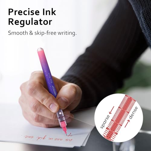 Liquid Ink Rollerball Pens (8 Count)