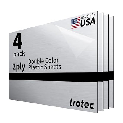 Metallic Looking Acrylic Sheet (4 Count)