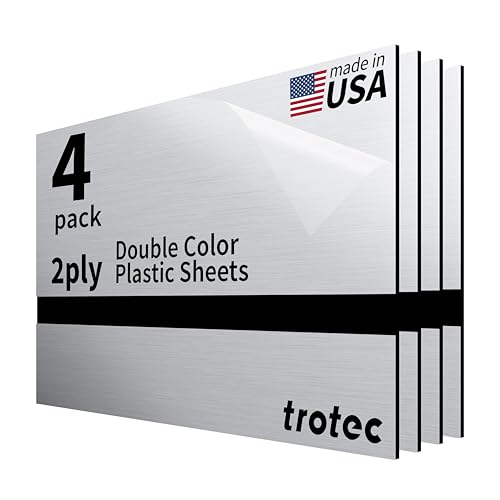 Metallic Looking Acrylic Sheet (4 Count)