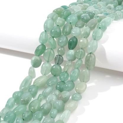 Green Aventurine Pebble Nugget Oval Free Tumbled Stone 6