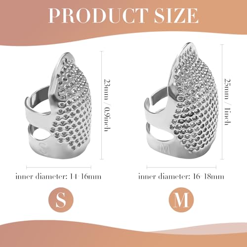 4Pcs Sewing Thimbles