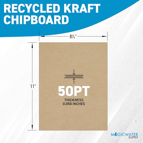 MagicWater Chipboard Sheet (50 Count)