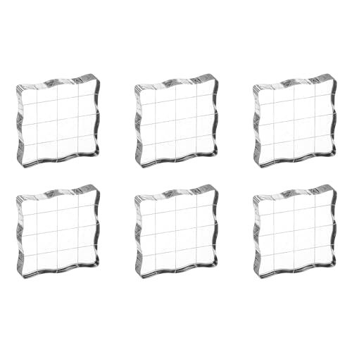 1.6"x1.6" Acrylic Stamp Block (6 Count)